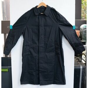 Defense Logistics Agency Black Coat Quarter Deck Collection Size 40 L - No Liner